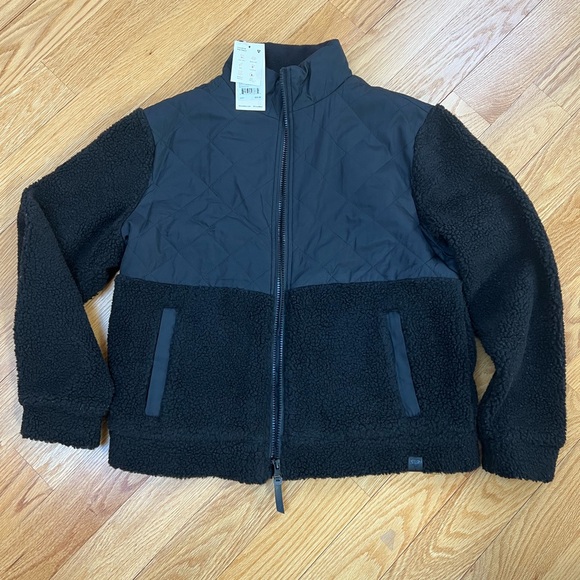 LIV Women's Full Zip-Up Outdoor Sherpa Jacket NWT Size M - Picture 4 of 5